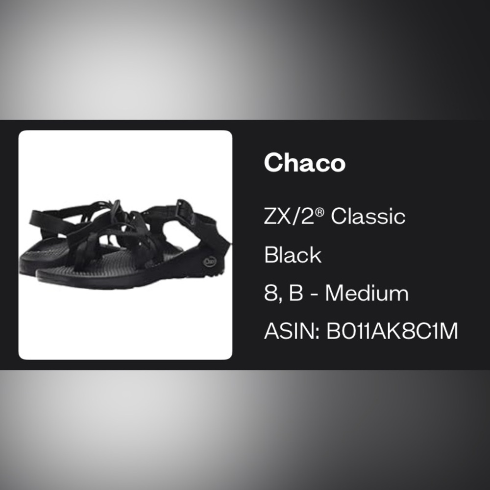 Chaco ZX/2 Classic Women's Sandals - Black